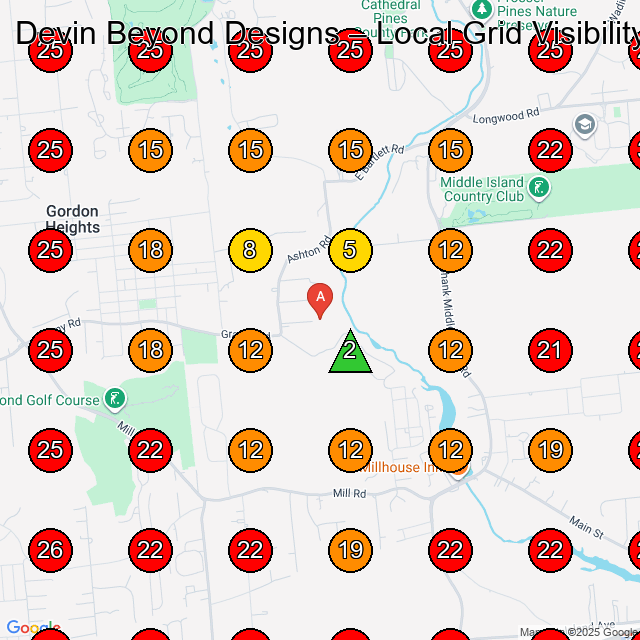 Devin Beyond Designs GeoGrid visibility map for Landscape Designer in None